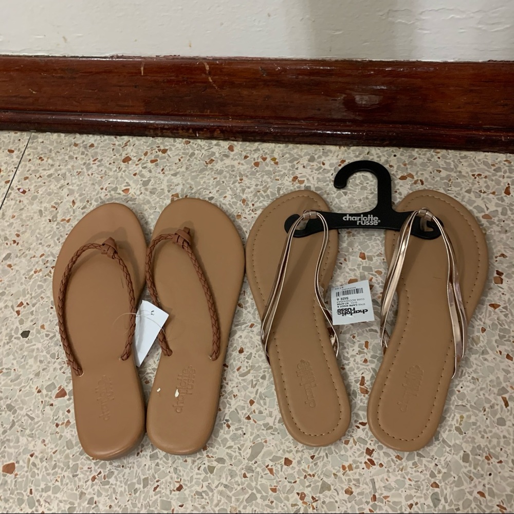 Charlotte Russe Size 6 Sandals Set